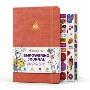 Clever Fox Teen Journal A5 Faux Leather Guide-0