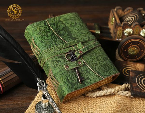 Vintage Leather Journal by SH SHIFAA HANDICRAFT Office-2