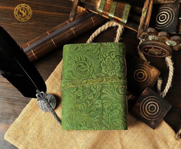 Vintage Leather Journal by SH SHIFAA HANDICRAFT Office-4