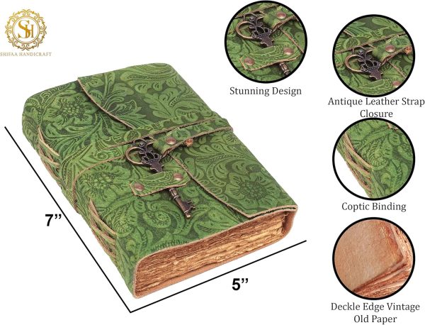 Vintage Leather Journal by SH SHIFAA HANDICRAFT Office-6