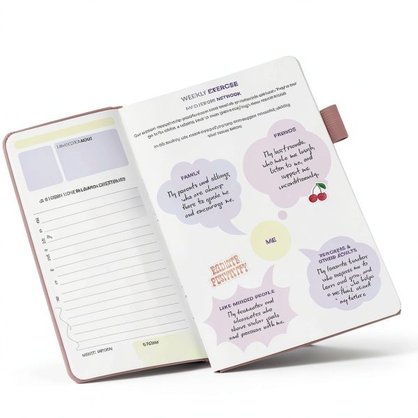 Teen Girls Journal Clever Fox Leather Organizer-4