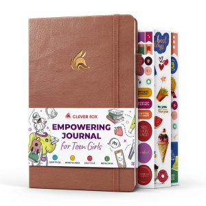 Teen Girls Journal Clever Fox Leather Organizer-0