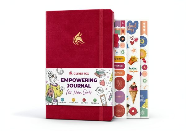 Teen Girls Journal Clever Fox Leather Organizer-0