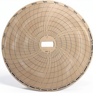 COLE-PARMER Circular Chart Paper Smooth Finish 60 Sheets-0