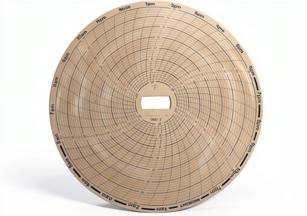 COLE-PARMER Circular Chart Paper Smooth Finish 60 Sheets-0
