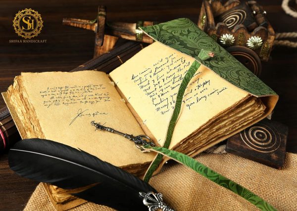 Vintage Leather Journal by SH SHIFAA HANDICRAFT Office-5