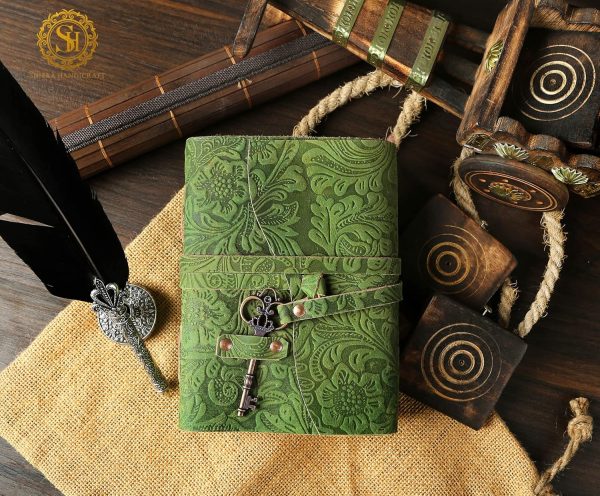 Vintage Leather Journal by SH SHIFAA HANDICRAFT Office-1