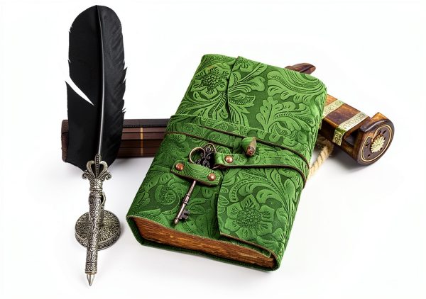 Vintage Leather Journal SH SHIFAA HANDICRAFT Office Product-2