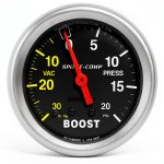Auto Meter 3401 Mechanical Vacuum Gauge Plastic-0