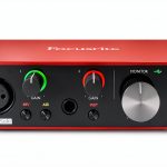 Focusrite Scarlett Solo USB Interface Red 3rd Gen-0