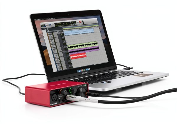 Focusrite Scarlett Solo USB Interface Red 3rd Gen-1