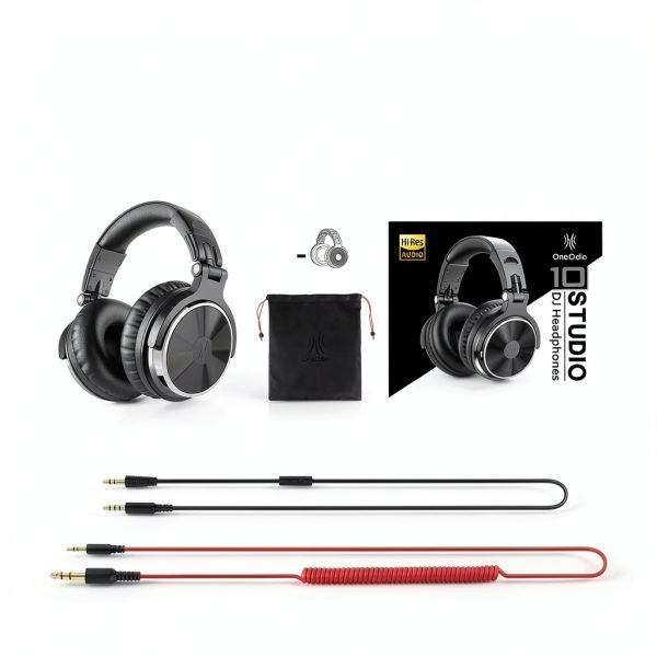 OneOdio Pro-10 Wired DJ Headphones Leather Design-8