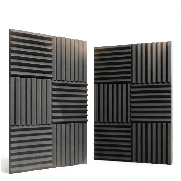 Audiosoul Acoustic Foam Panels Charcoal 52 Pack-5