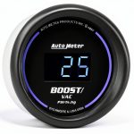Auto Meter Digital Vacuum Gauge Plastic 2-1/16"-0