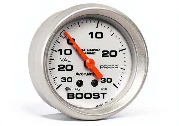 AutoMeter Vac/Boost Gauge Marine 2 5/8"-2