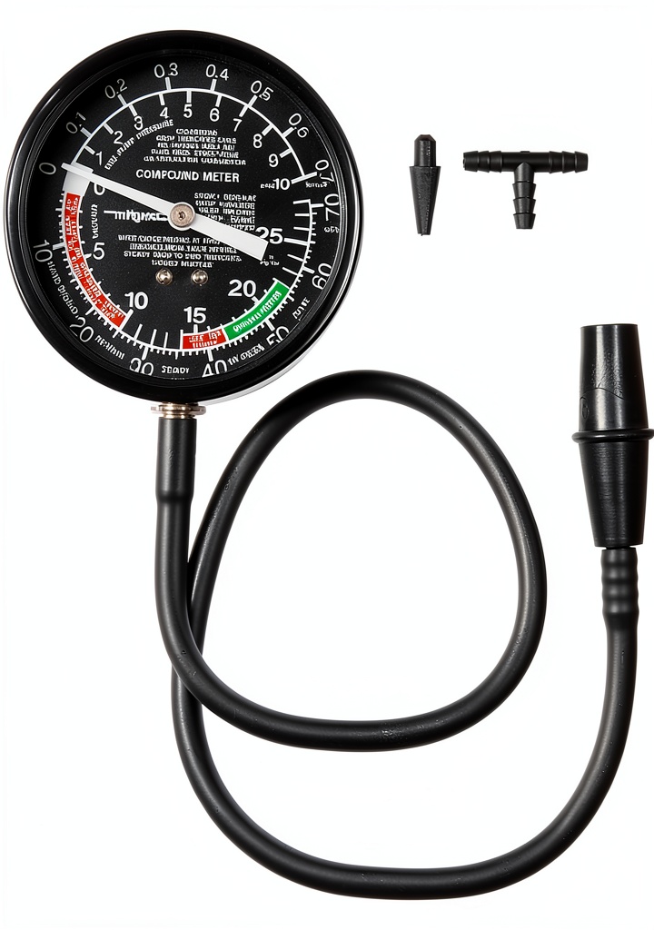 Mityvac Automotive Vacuum Gauge metal design