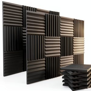 Audiosoul Acoustic Foam Panels Charcoal 52 Pack-0