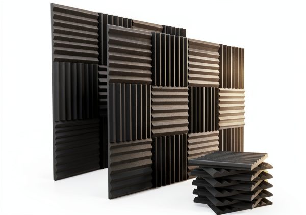 Audiosoul Acoustic Foam Panels Charcoal 52 Pack-0