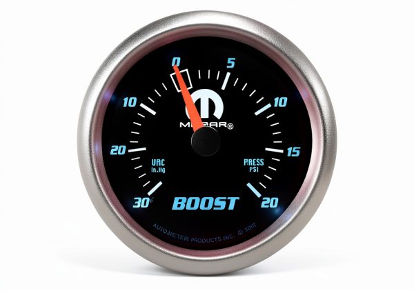 Auto Meter Mechanical Boost Vacuum Gauge 880012 with LED Dial-3