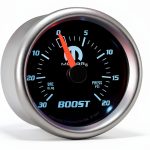 Auto Meter Mechanical Boost Vacuum Gauge 880012 with LED Dial-0