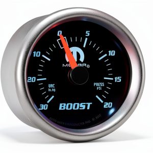 Auto Meter Mechanical Boost Vacuum Gauge 880012 with LED Dial-0