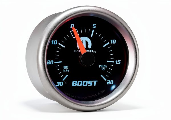 Auto Meter Mechanical Boost Vacuum Gauge 880012 with LED Dial-5