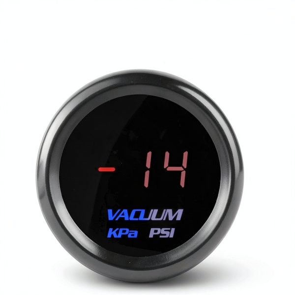 Vacuum Gauge WATERWICH LED Night Visibility -14 to 0 PSI Universal-3