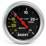 Auto Meter Vacuum Gauge 3403 Mechanical with Incandescent Dial Kit-0