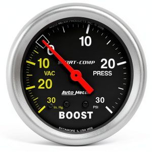 Auto Meter Vacuum Gauge 3403 Mechanical with Incandescent Dial Kit-0