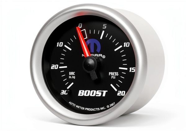 Auto Meter Mechanical Boost Vacuum Gauge 880012 with LED Dial-6