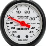 Auto Meter Vacuum Gauge 5708 Performance with Incandescent Dial-0